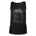 Adley Name Gift Adley Facts Unisex Tank Top