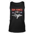 Air Force Vintage Rounde L Air Force Veteran Gift Unisex Tank Top