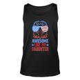Awesome Like My Daughter Funny Fathers Day & 4Th Of July Unisex Tank Top
