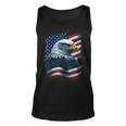 Bald Eagle Proud Patriotic American Us Flag 4Th Of July Unisex Tank Top