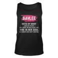 Baylee Name Gift Baylee Hated By Many Loved By Plenty Heart Her Sleeve V2 Unisex Tank Top