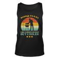 Bbq Dad Cooler Retro Barbecue Grill Fathers Day Daddy Papa Tank Top
