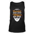 Beer Best Bearded Beer Lovin Samoyed Dad Funny Dog Lover Humor Unisex Tank Top