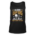 Beer Funny Aliens Ufos And Beer Thats Why Im Here Mens Space Unisex Tank Top