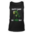 Beer Funny Beer Dinosaur St Patricks Day Shirt Happy St Pat Trex Unisex Tank Top