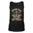 Biker Dad Motorcycle Fathers Day For Funny Father Biker Unisex Tank Top