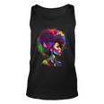 Black Queens Colorful Afro Unisex Tank Top