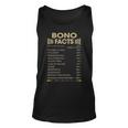 Bono Name Gift Bono Facts Unisex Tank Top