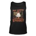 Boot Scootin Spooky Western Halloween Ghost Spooky Season Tank Top