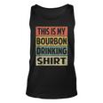 Bourbon Funny Alcohol Drinking Retro Bourbon Unisex Tank Top