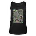 Car Road On Dad Back Fathers Day Play With Son Tank Top