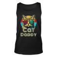 Cat Daddy Retro Cat Dad 80S 90S Vintage Father Day 2023 Unisex Tank Top