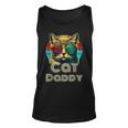 Cat Daddy Retro Cat Dad 80S 90S Vintage Fathers Day Unisex Tank Top