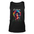 Celebrate Junenth African American Freedom Afro Black Unisex Tank Top