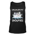 Chillin With My Snowmies Ugly Christmas Sweater Style Tank Top