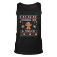 Chirstmas Holiday Looking Like A Snack Ugly Xmas Sweater Tank Top