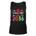 Class Of 2036 Grow With Me First Day Of Kindergarten Tank Top