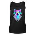 Corgi Dog With Sunglasses Vintage Retro Vaporwave Beach Vibe Tank Top Corgi Dog With Sunglasses Vintage Retro Vaporwave Beach Vibe Tank Top