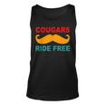 Cougars Ride Free Mustache Rides Cougar Bait Vintage Tank Top