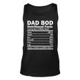 Dad Bod Nutritional Facts Funny Gifts For Dad Unisex Tank Top
