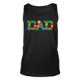 Dad Brick Builder Funny Blocks Master Builder Awesome Cute Unisex Tank Top