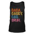 Dada Daddy Dad Bruh Fathers Day 2023 Retro Vintage Funny Unisex Tank Top