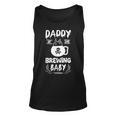 Daddy Of The Brewing Baby Halloween Pregnancy Announcement Tank Top