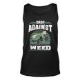 Dads Against Weed Funny Gardening Lawn Mowing Lawn Mower Men Unisex Tank Top
