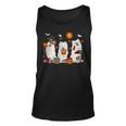 Dog Samoyed Three Samoyed Dogs Witch Scary Mummy Halloween Zombie Lover 2 Unisex Tank Top