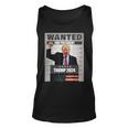 Donald Trump 2024 Wanted For President -The Return Tank Top