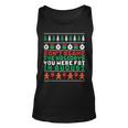 Don't Blame The Holiday Fitness Ugly Christmas Sweater Tank Top