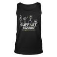Down Syndrome Awareness Skeleton Support Squad Halloween Tank Top