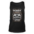 Dudek Name Gift Dudek Blood Runs Through My Veins Unisex Tank Top