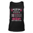 Edna Name Gift And God Said Let There Be Edna V2 Unisex Tank Top