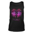 Faith Hope Love Wings Breast Cancer Awareness Back Tank Top