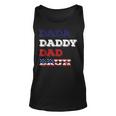 Fathers Day Dada Daddy Dad Bruh American Flag Unisex Tank Top