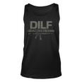 Fathers Day Dilf Damn I Love Firearms Funny Unisex Tank Top