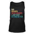 Fathers Day Grandpa Gift From Grandkids Dad Great Grandpa Unisex Tank Top