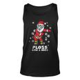 Floss Like A Boss | Funny Dancing Santa Dancing Funny Gifts Unisex Tank Top