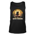 Funny CatEasily Distracted By Cats And Books Unisex Tank Top