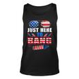 Funny Firework 4Th Of July Just Here To Bang Unisex Tank Top