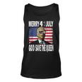 Funny Joe Biden Merry 4Th July Confused God Save The Queen Unisex Tank Top