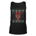 Lobster Ugly Sweater Christmas Animals Lights Xmas Tank Top