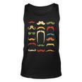 Funny Mustache Styles | Vintage Retro Hipster Mustache Unisex Tank Top
