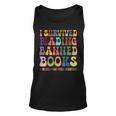 Funny Retro I Survived Reading Banned Books And Got Smarter Unisex Tank Top