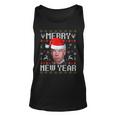 Santa Joe Biden Happy New Year Ugly Christmas Sweater Tank Top