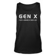 Gen X Fuckin Around & Findin Out Funny Generation X Saying Unisex Tank Top