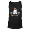 Ghost Dead Lift Halloween Ghost Gym Graphic Pocket Tank Top