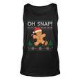 Gingerbread Man Cookie Ugly Sweater Oh Snap Christmas Tank Top