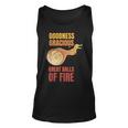 Great Balls Of Fire Funny Flaming Meteor Comet Asteroid Unisex Tank Top